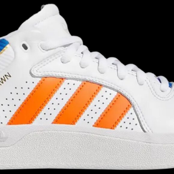 adidas Tyshawn White Orange Blue Bird NY Knicks Size 12 - | NWB rep box - Picture 1 of 10